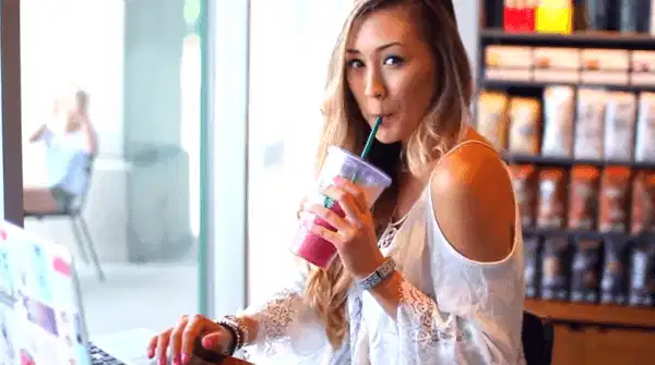 Slushy Machine Hire with sexy girl